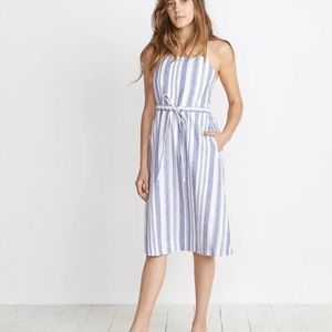 NWT Marine Layer Lily Dress in Blue/White Stripe